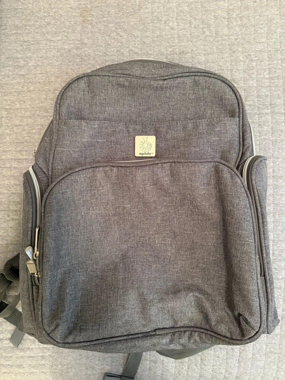 Ergobaby Gray Heather Diaper Backpack